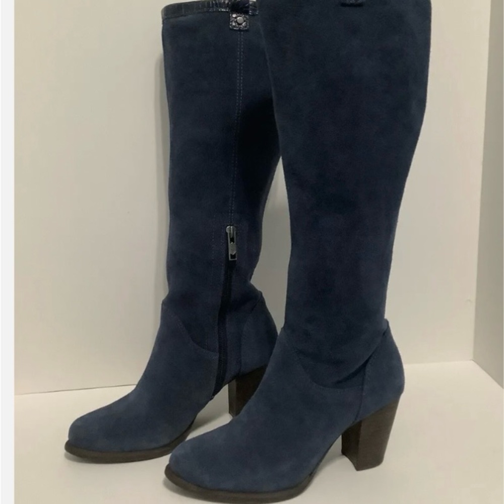 Ugg Knee High Blue Suede Boots
